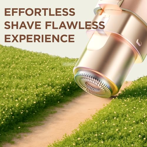 Rechargeable Facial Hair Remover & Eyebrow Trimmer for Women - 2 in 1 Electric Personal Grooming Tool