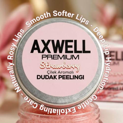 Axwell Premium Lip Scrub with Vitamin E & Almond Oil