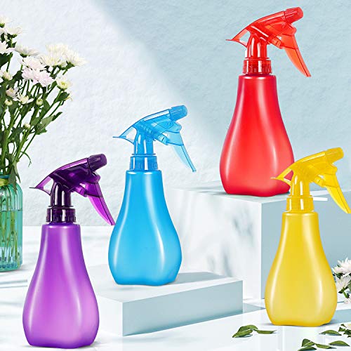 8 Oz Spray Bottles with Adjustable Nozzle - 4 Pack