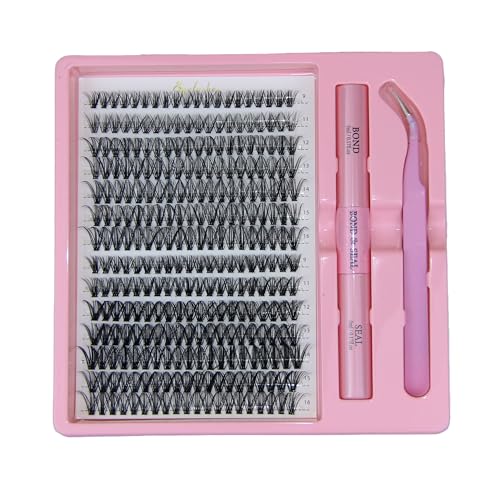280 PCS DIY Lash Extensions Kit - 30D/40D, 9-16mm + Glue & Tweezers