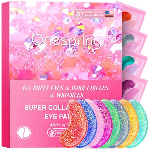Onespring Under Eye Patches (24 Pairs) - Collagen & Hyaluronic Acid
