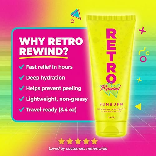 RETRO Rewind Sunburn After Sun Cream - Fast Redness Relief