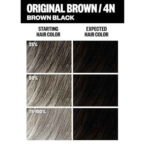 IGK Permanent Hair Color Kit | 4N Original Brown - Brown Black | 100% Gray Color Coverage + Strengthen + Shine | Ammonia Free