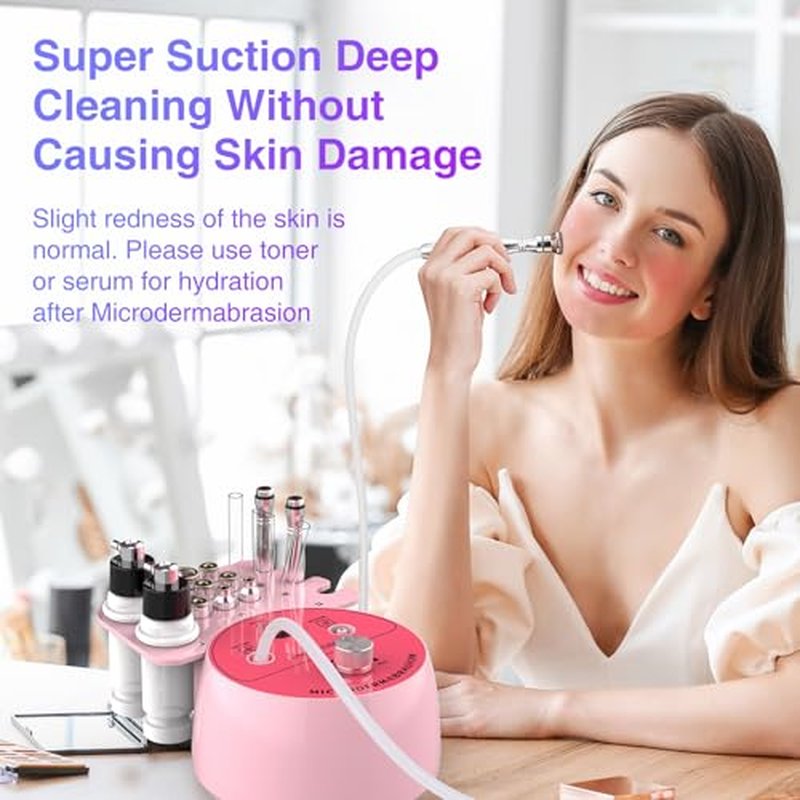 Diamond Microdermabrasion Machine 3-in-1 Professional Home Facial