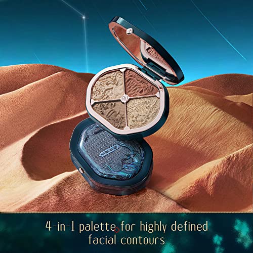 FLORASIS Constellation Floral Engraving Contour Makeup Palette (01