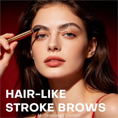 KIMUSE Waterproof Eyebrow Pen - 2-in-1 Dual-Ended Brow Tint