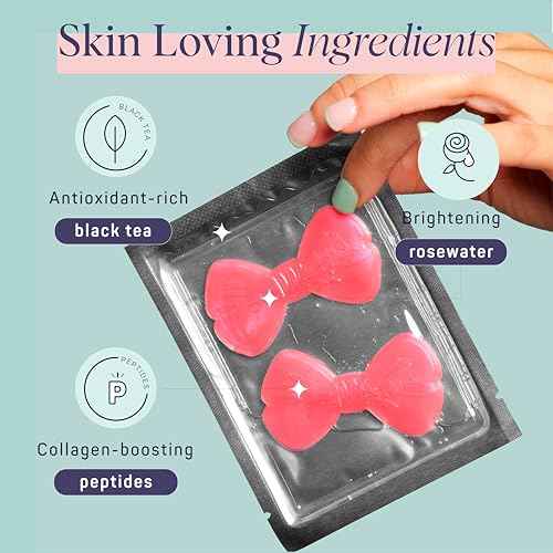 SpaLife PRETTY IN PINK UNDEREYE MASK & PIMPLE PATCH DUO ? Hydrogel Undereye Patches for Dark Circles, Puffy Eyes ? Hydrocolloid Pimple Patches ? Mother's Day Gifts for Her - 42 Total Patches