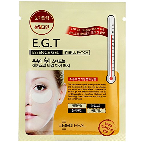 Mediheal E.G.T Essence Gel Eye Fill Patch 5 Pouch - for Dark Circle, Aging Skin, Puffy Eyes, Contains EGF & Marine Collagen, Highly Concentrated Essence Gel