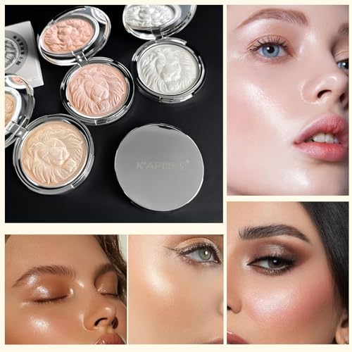 K'APEINE Highlighter Palette - Waterproof Shimmer Glow Trio
