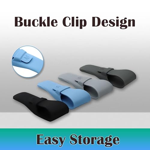 3Pack Silicone Razor Case, JCSMARTEC Rubber Safety Travel Shaver Cover Bag Protector, Portable Waterproof Razor Carrying Case (3-PACK)