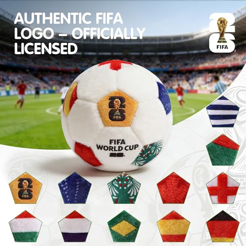 FIFA World Cup 2026 Mini Soccer Ball Plush Keychain 4.72"