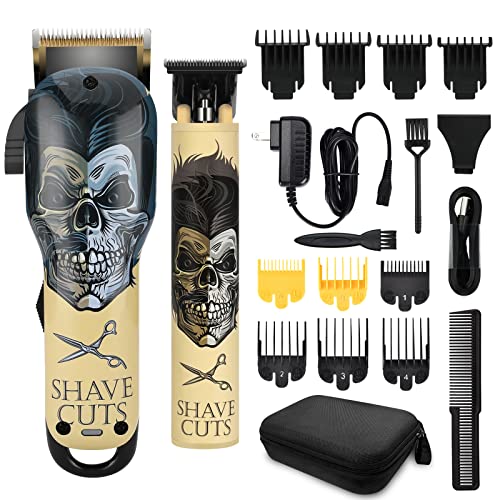 BESTBOMG Professional Hair Clippers & Trimmer Set - Yellow