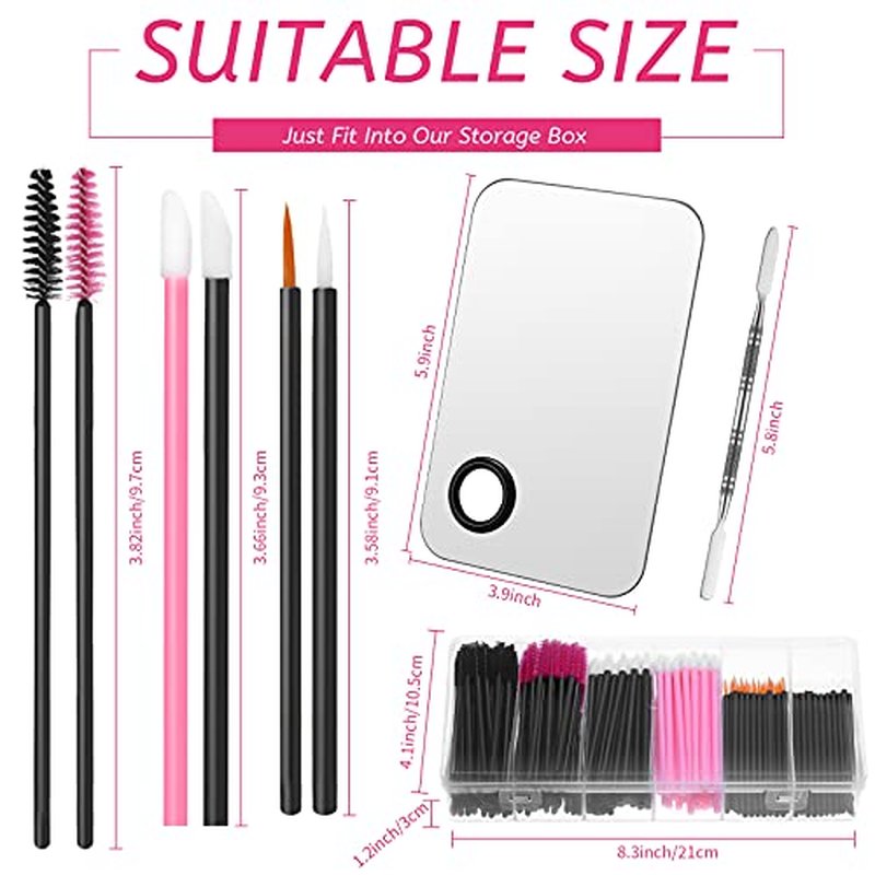 268-Piece Makeup Tools Kit with Brushes, Wands & Organizer