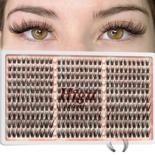 Wispy Lash Clusters 300pcs 10-16mm C Curl DIY Eyelash Extensions