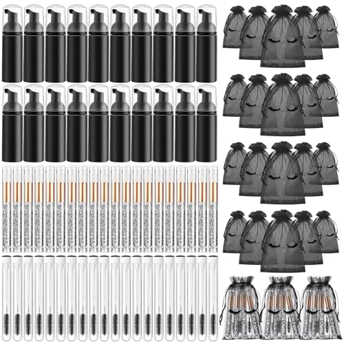 Lash Shampoo Kit - 80 Piece Eyelash Extension Care Set