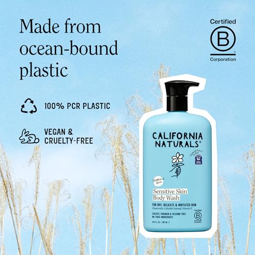 Gentle Body Wash for Sensitive Skin | Vegan & Fragrance-Free - 16.5 oz