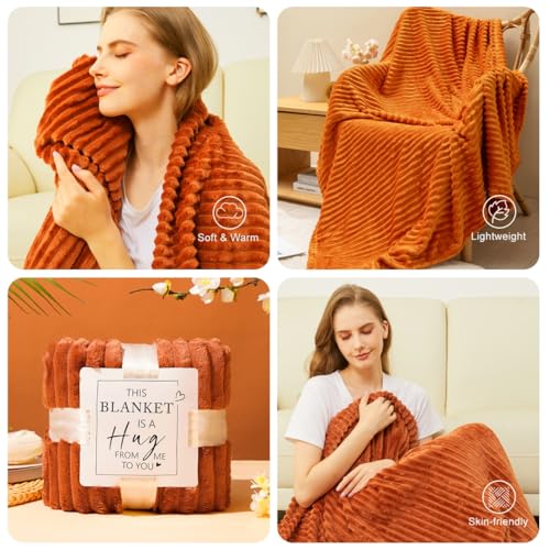 Mother's Day Gifts Baskets for Women Mom Her Wife Girlfriend,Birthday Gifts for Women Teacher Friend w/Cozy Blanket Rose Relaxing Spa Gifts Set,Self Care Get Well Gifts for Her Valentines Mothers Day