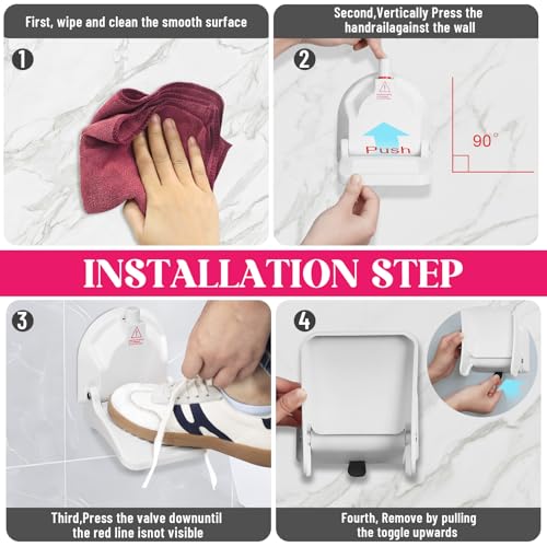 Shower Foot Rest with Suction Cups for Shaving Legs