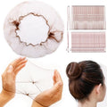 130PCS Hair Nets & Pins Set - Light Brown, 2 Sizes for Ballet, Professional Styling