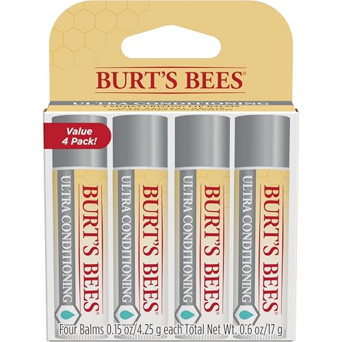 Burt's Bees Ultra Conditioning Lip Balm, 4-Pack 0.15 oz