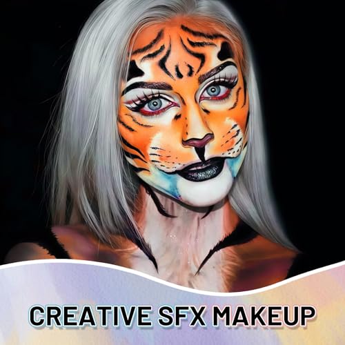 Orange Water-Based Face & Body Paint 70ml Tube
