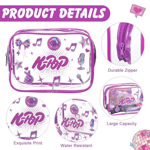 12 Kpop Makeup Bags - Ideal Party Favors & Birthday Gifts