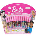 Barbie 12-Piece Plant-Based Lip Gloss Set for Girls