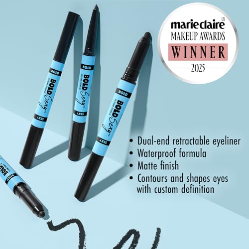 Black Radiance Bold & Sexy Gel Eyeliner Dual-Ended Waterproof 2-Pack