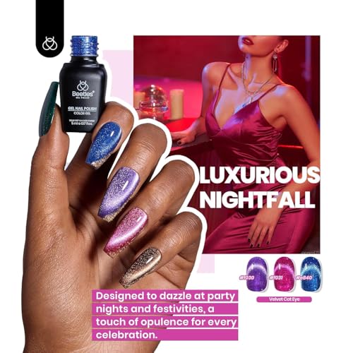 Beetles Cat Eye Gel Nail Polish Set - 36 Colors for DIY Nail Art