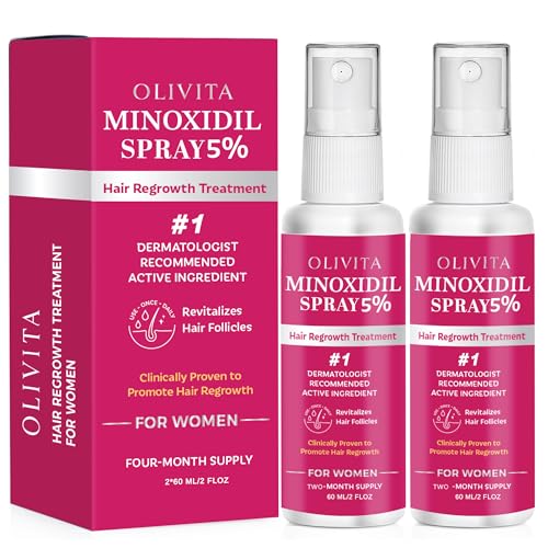 5% Minoxidil Spray for Hair Growth - Extra Strength Regrowth Treatment