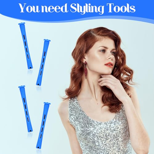 Molain 20 Pcs Perm Rods for Short Hair - Small Plastic Curlers