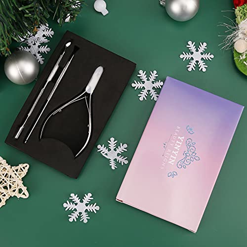 Professional Stainless Steel Cuticle Trimmer 3-in-1 Set
