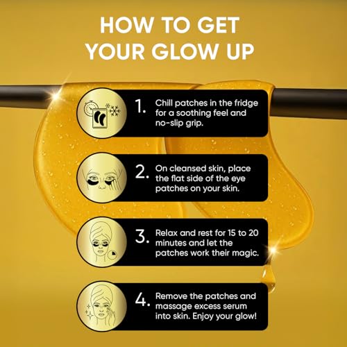 Under Eye Patches 20 Pairs - Dark Circles & Puffiness Relief
