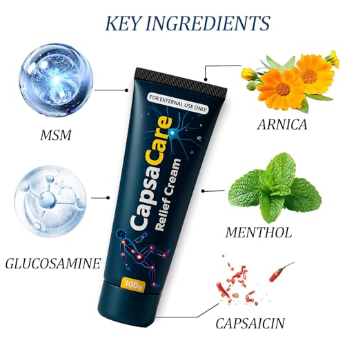 CapsaCare Neuropathy Relief Cream with Capsaicin & Arnica