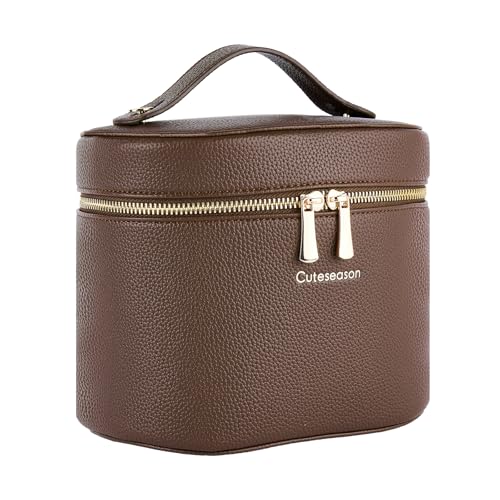 Large Waterproof Makeup Bag with Removable Dividers