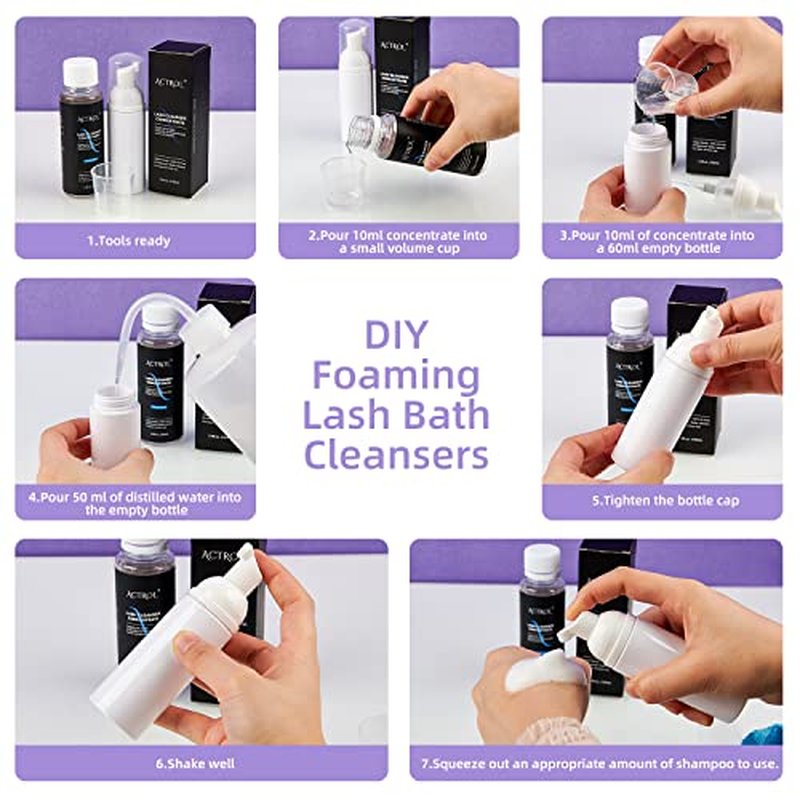 Professional Eyelash Cleanser Concentrate 200ml - Paraben Free
