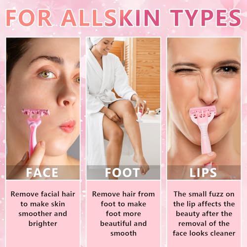 Hair Identifier Spray for Face Shaving Women 1PC Dermaplaning Tool
