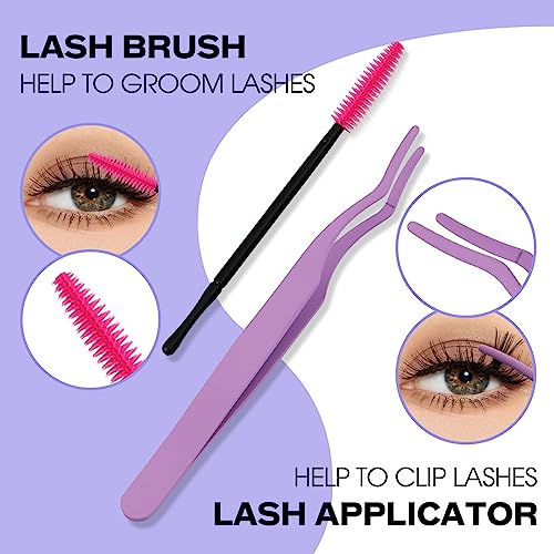 Lash Clusters Kit - DIY Eyelash Extensions with Bond & Tools