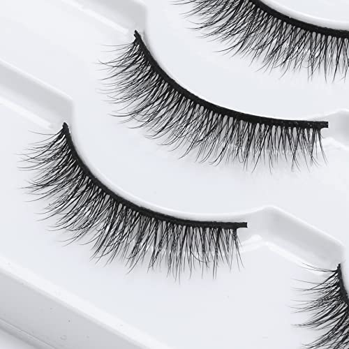 Short Wispy False Eyelashes 11mm Natural Look - 12 Pairs