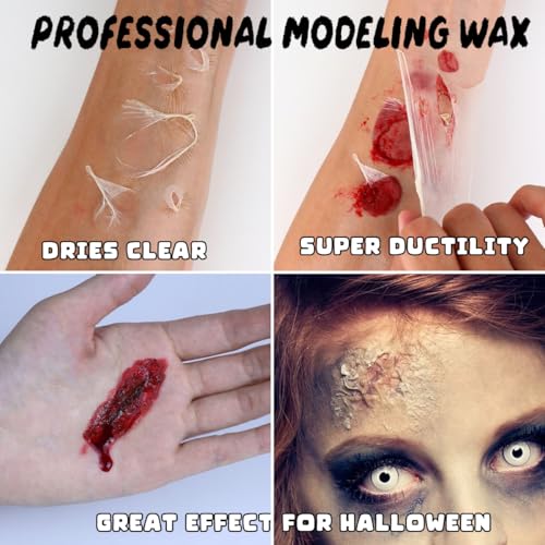 Halloween SFX Makeup Kit with Fake Blood & Liquid Latex