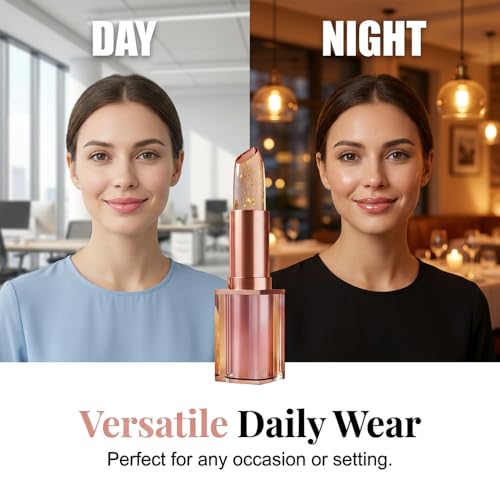 Color Changing Lipstick for Older Women - Long Lasting Moisturizing Gloss