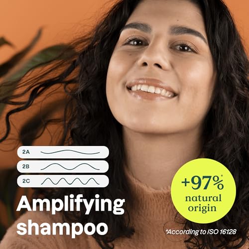 Bundle of ATTITUDE Hair Shampoo and Conditione, Plant- and Mineral-Based Ingredients, Vegan and Cruelty-free Beauty and Personal Care Products, Wavy and Curly, Coconut oil 16 Fl Oz