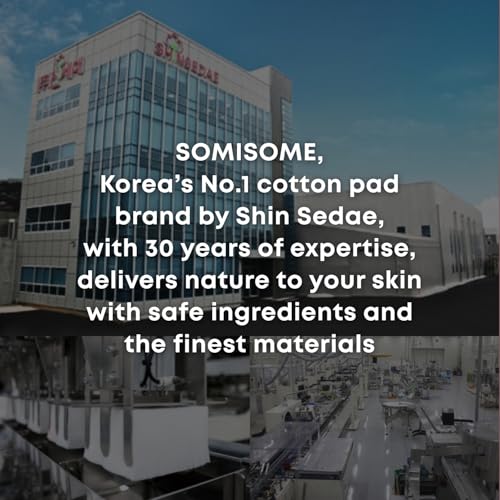 Ssok Ssok Portable Cotton Pads – 100% Pure Cotton, Individually Wrapped (64 Count) – SOMISOME Korea