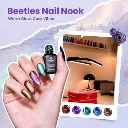 Beetles Gel Nail Polish Set - 100 Colors with Base & Top Coats