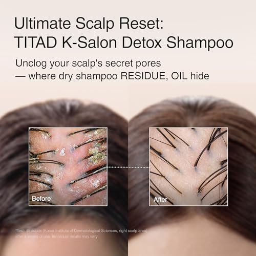 TITAD Scalp Detox Clarifying Shampoo - Sulfate-Free AHA & Rice Water