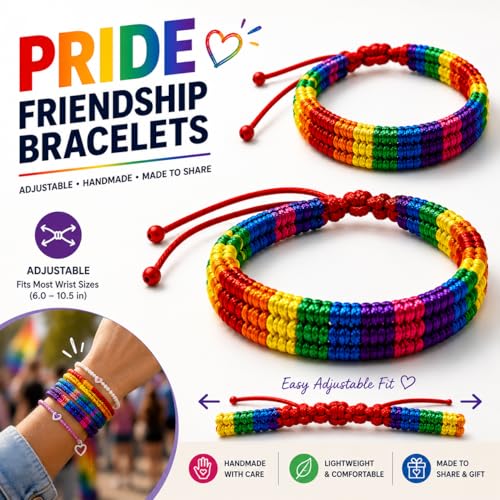 Pride Party Kit: 2 Glasses, Rainbow Flags, Bracelets & Tattoos