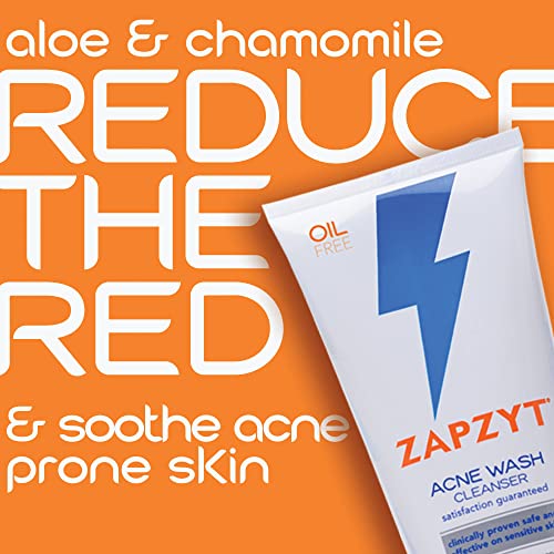 ZAPZYT Acne Wash with Salicylic Acid 6.25 oz (Pack of 3)