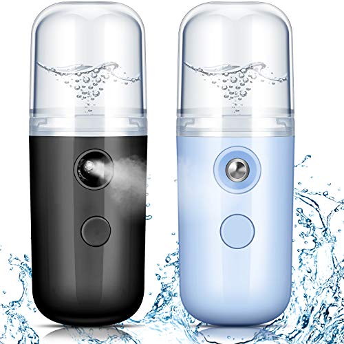 Honoson Nano Facial Mister 2-Pack - USB Rechargeable Face Spray Humidifier
