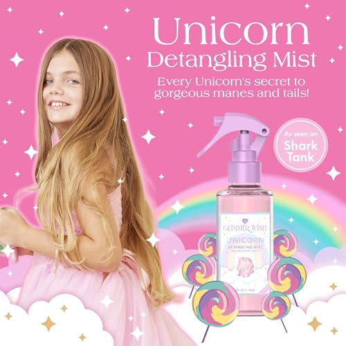 Glimmer Wish Unicorn Hair Detangler Spray 5 fl oz