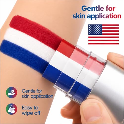 3-Pack Soccer Face Paint Stick for 2026 World Cup
